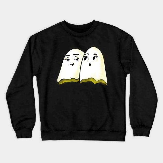 Ghosties Crewneck Sweatshirt by theghoulsnextdoor